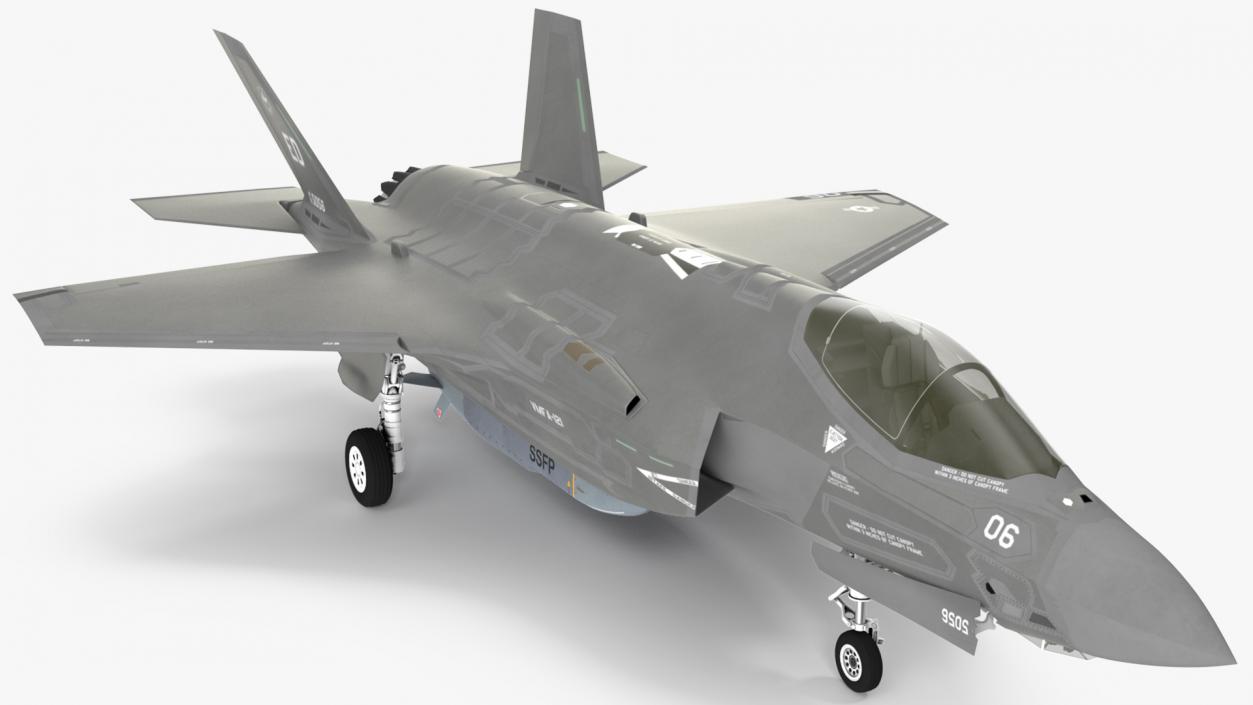 3D model F-35 Carrying Storm Shadow Missiles