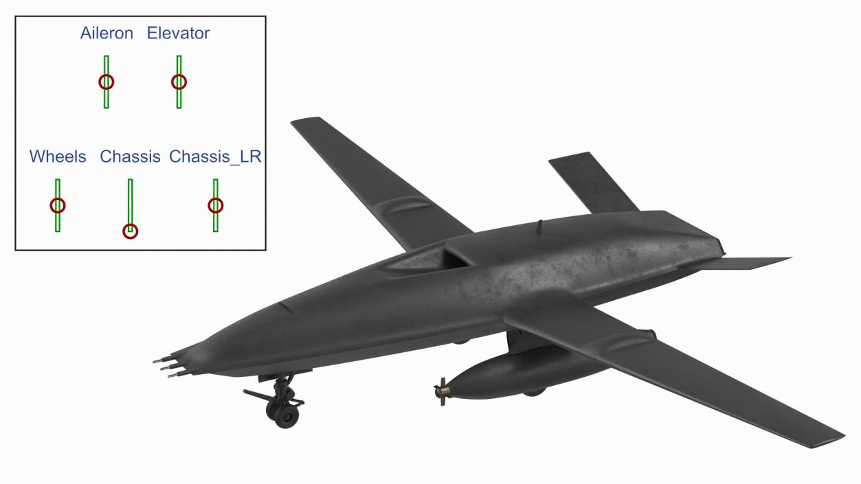 UAV Rigged  Collection 9 3D model