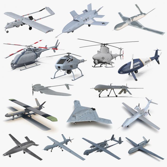 UAV Rigged  Collection 9 3D model