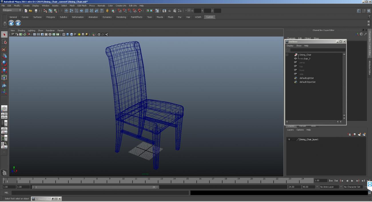 Dining Chair 3D