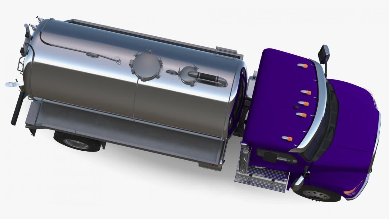 Violet Vacuum Truck 3D model