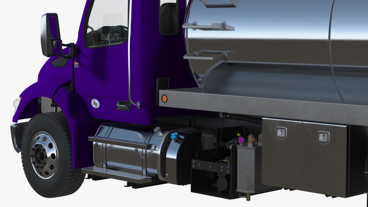 Violet Vacuum Truck 3D model