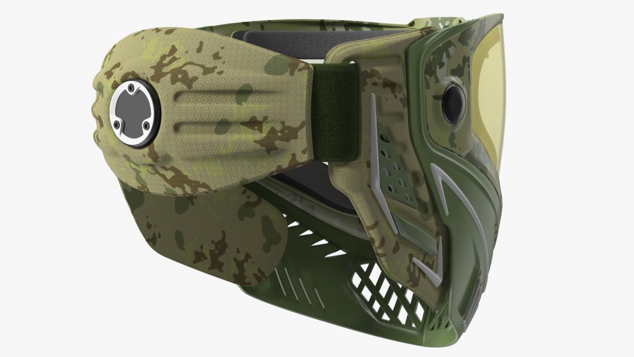 Airsoft Full Face Mask Camo 3D