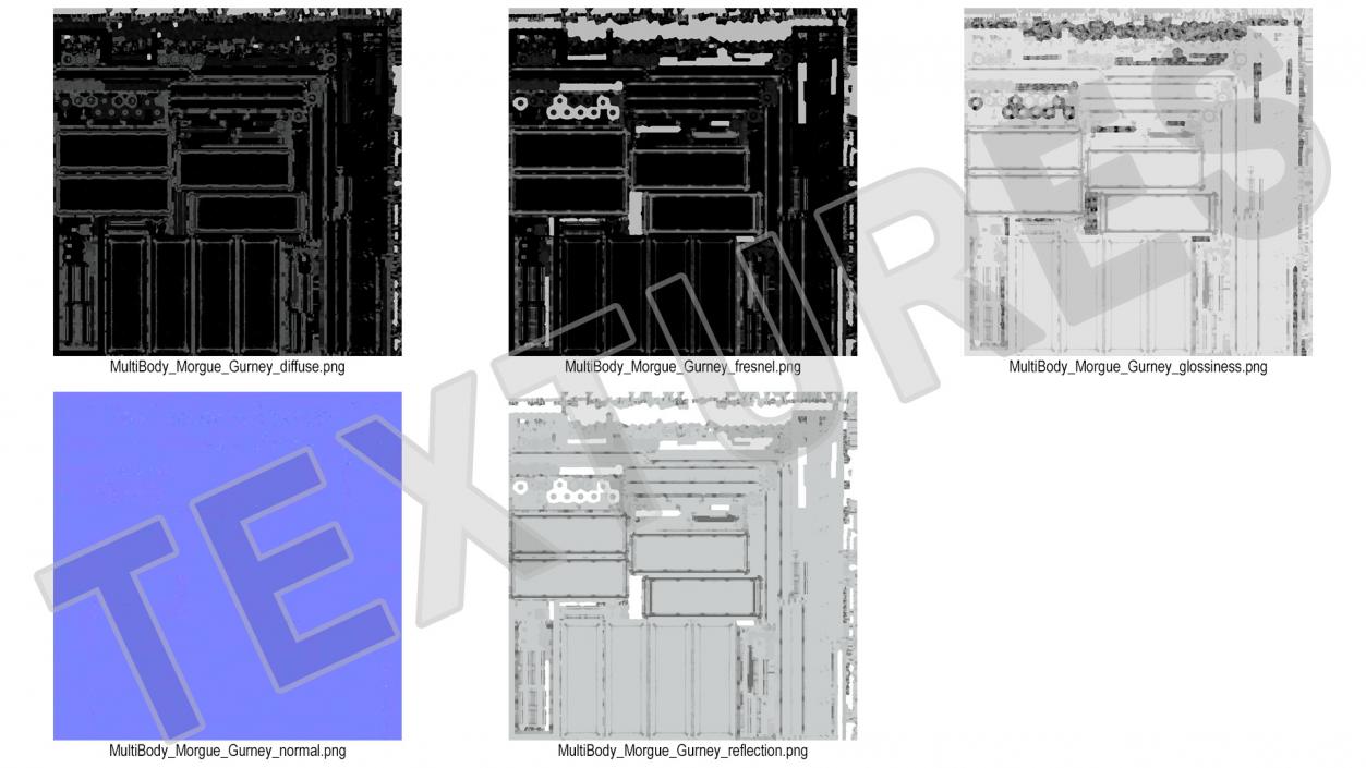 3D Standard Body Tray model