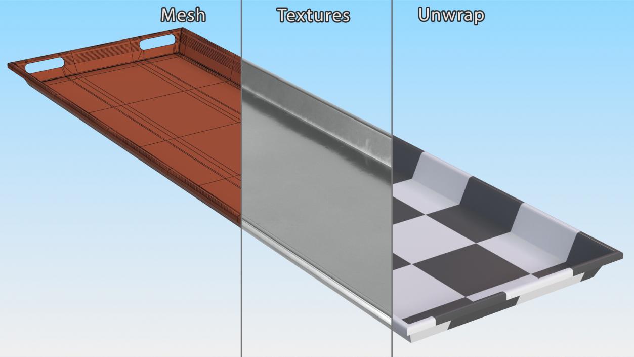 3D Standard Body Tray model