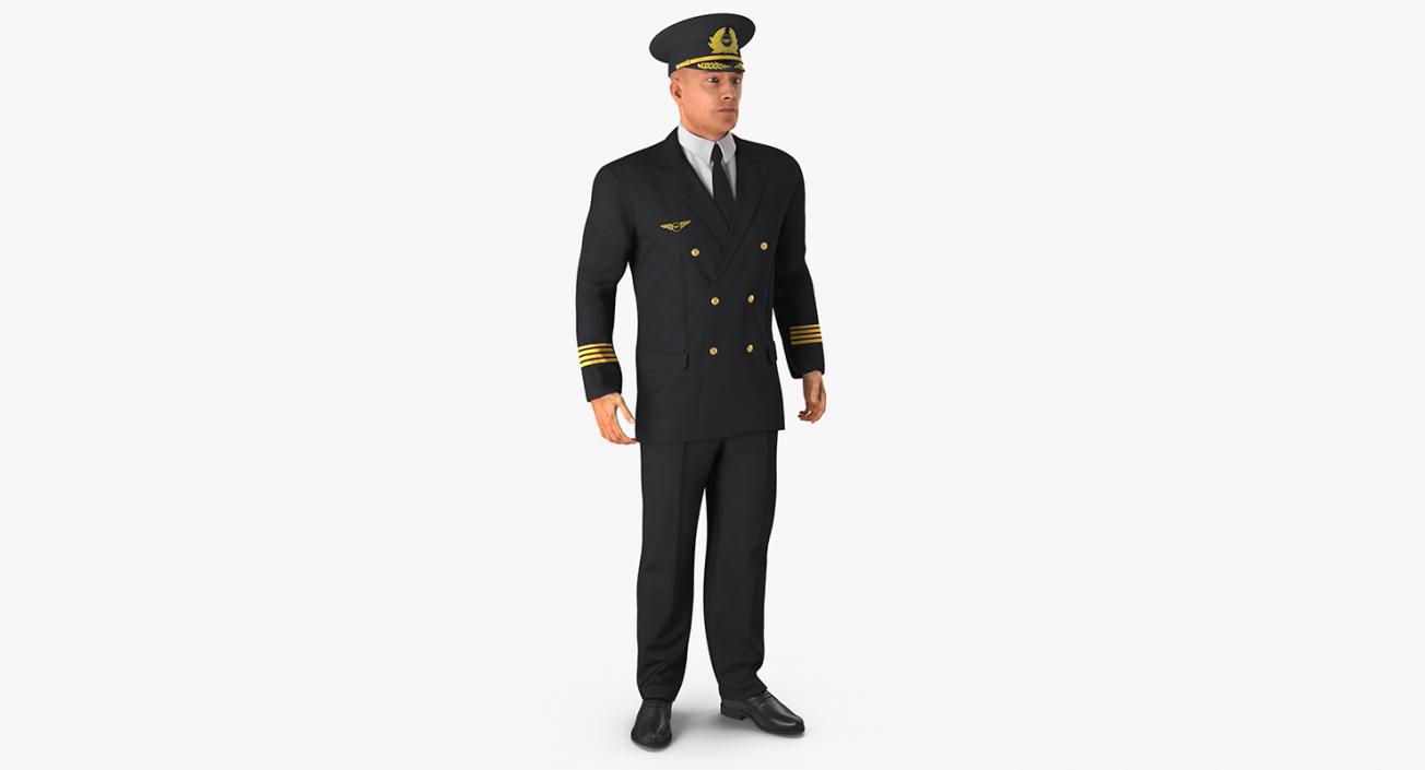 Adult Airline Pilot 3D model