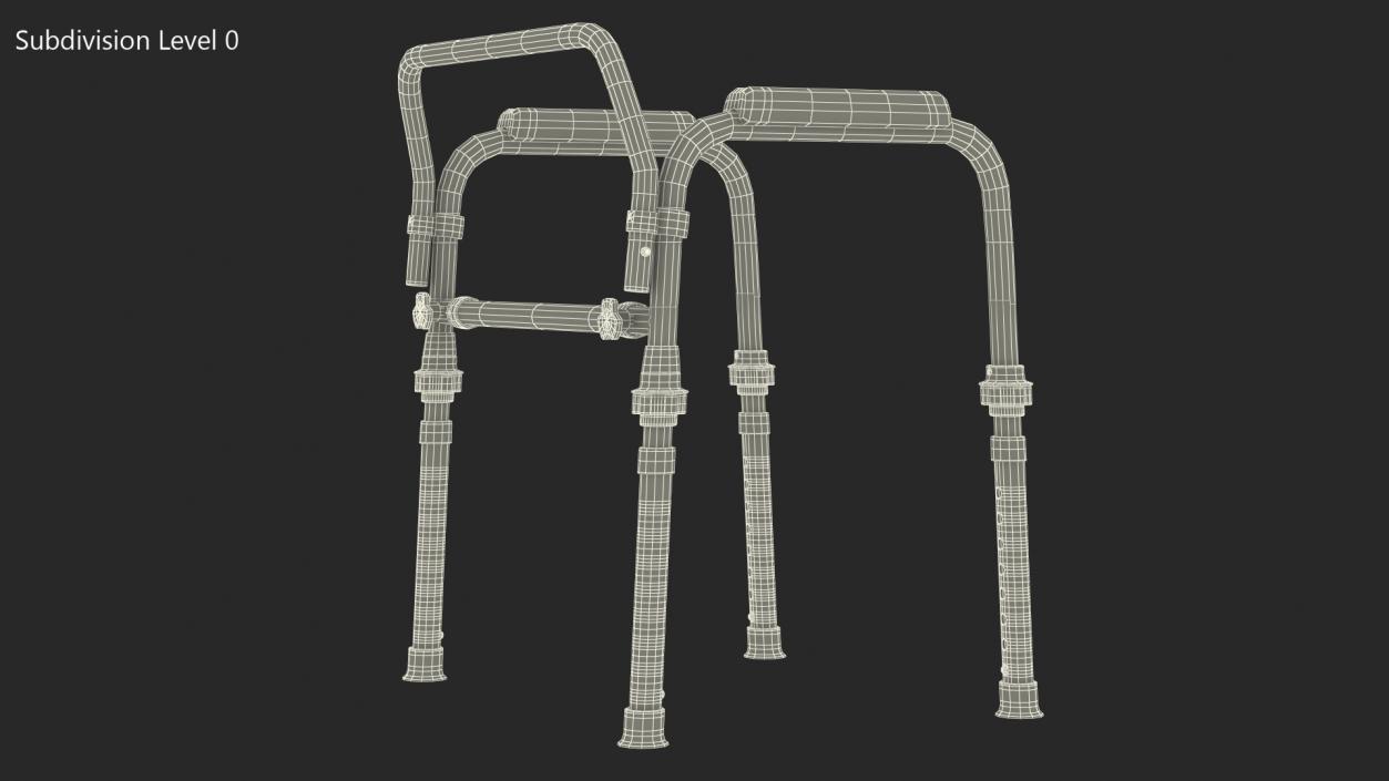 3D model Drive Medical Walker