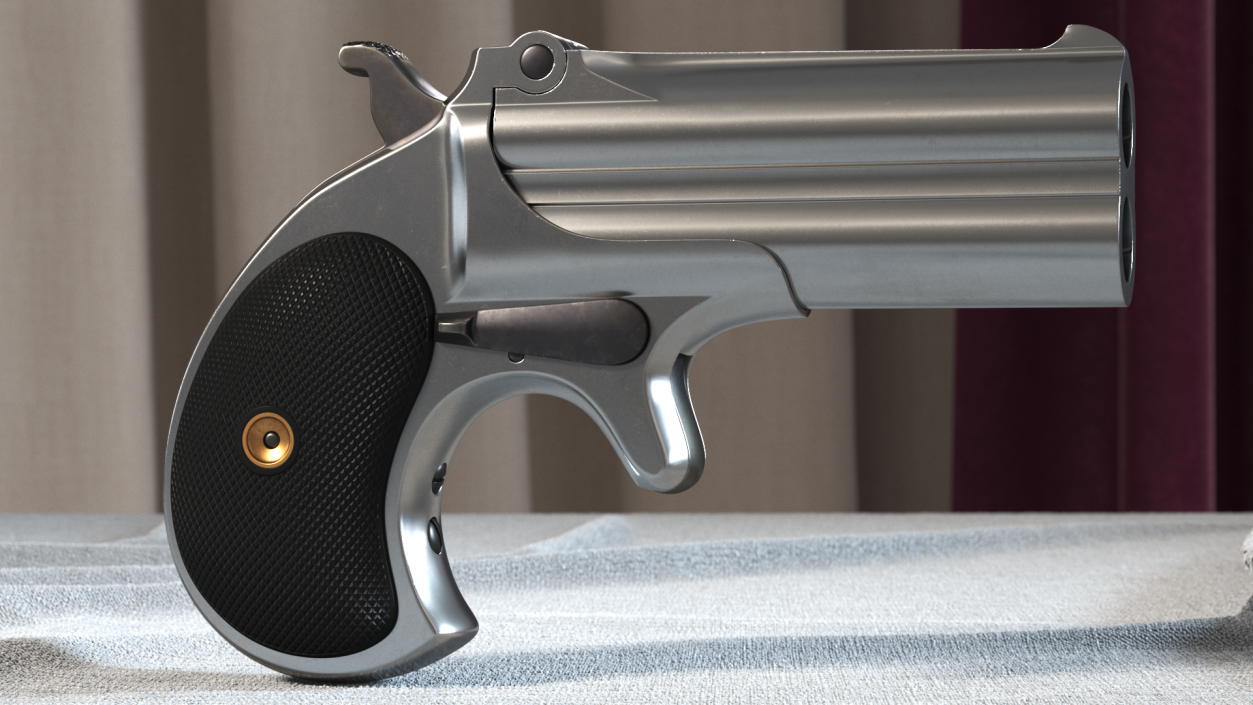 Remington Gun Model 95 Derringer 3D