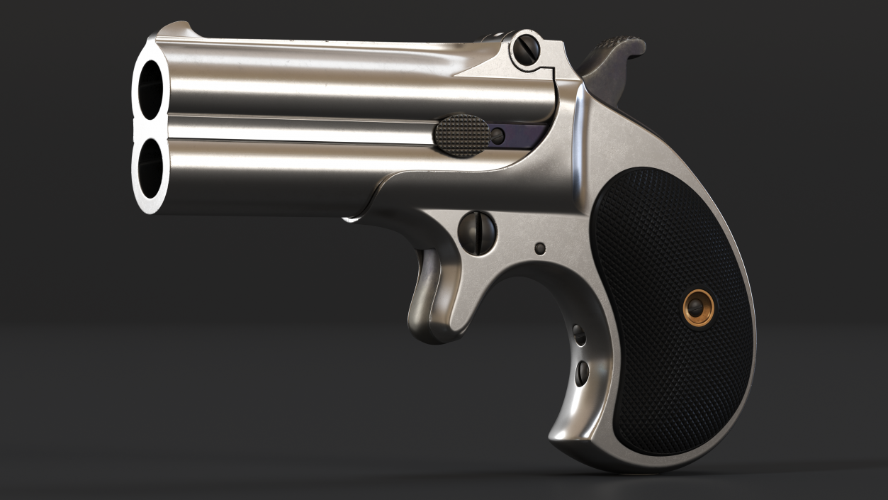 Remington Gun Model 95 Derringer 3D