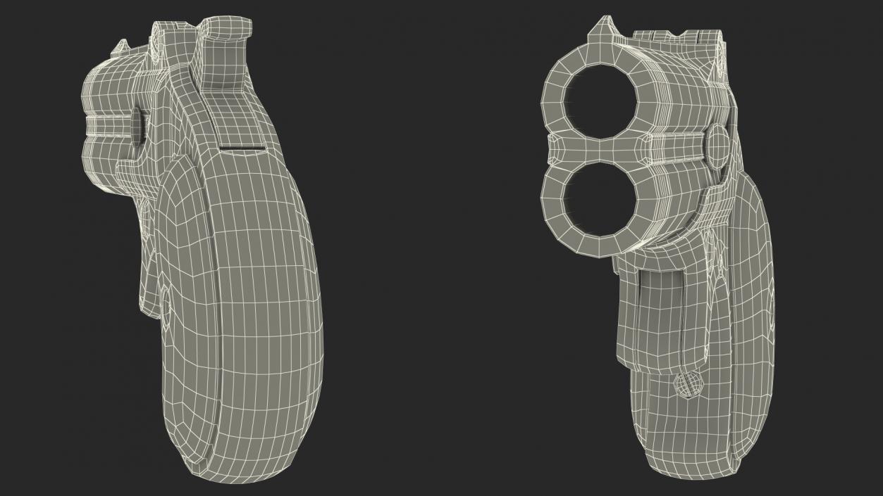 Remington Gun Model 95 Derringer 3D