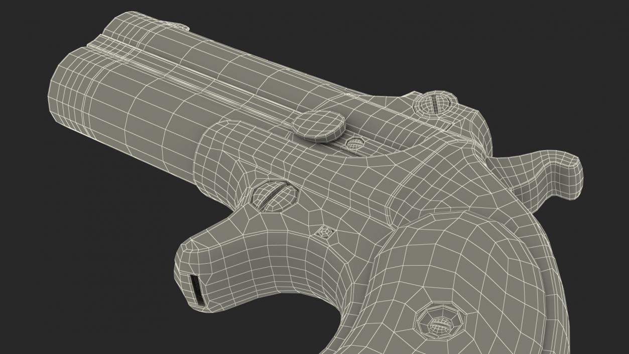 Remington Gun Model 95 Derringer 3D