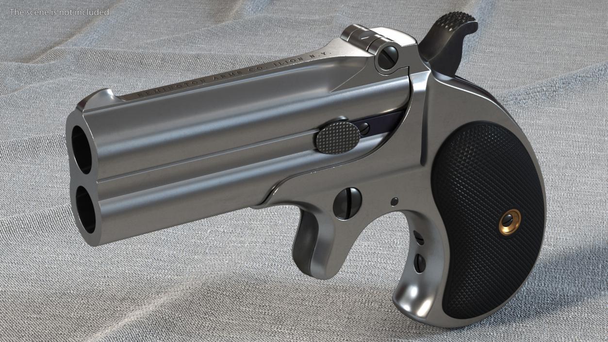 Remington Gun Model 95 Derringer 3D