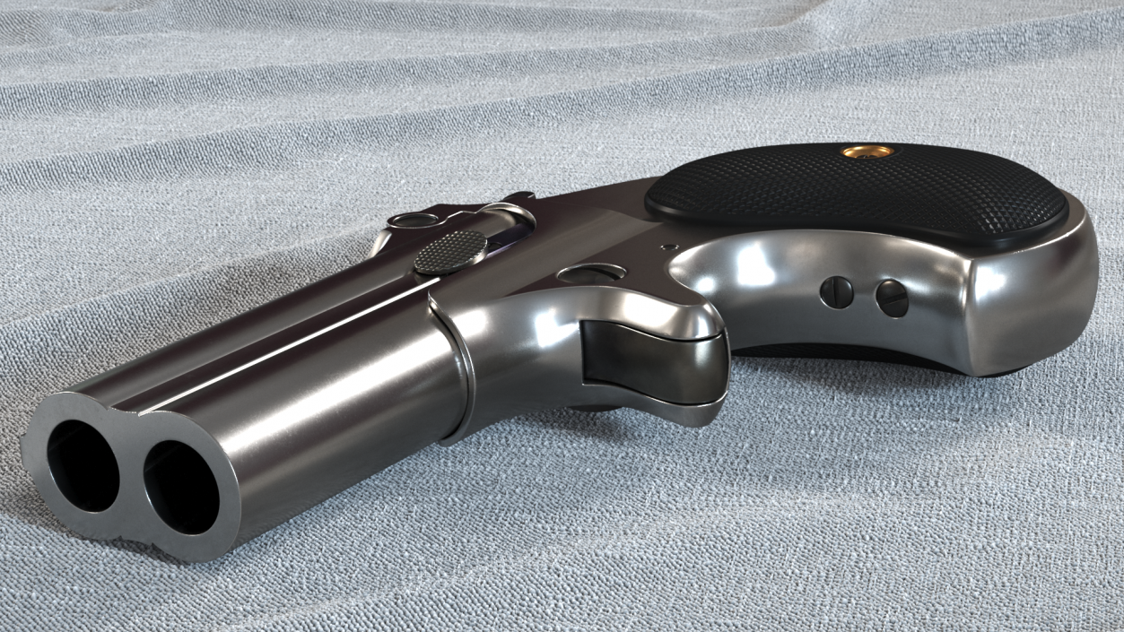 Remington Gun Model 95 Derringer 3D