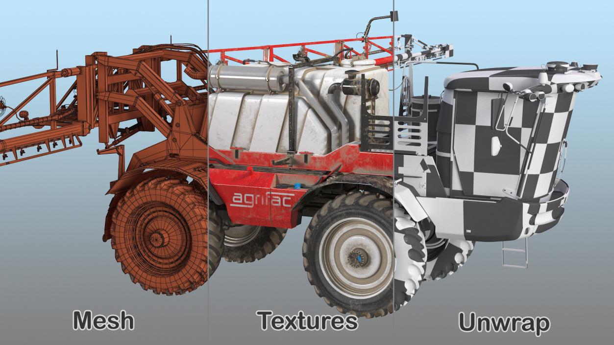 Agrifac Condor 5 Crop Sprayer 3D model