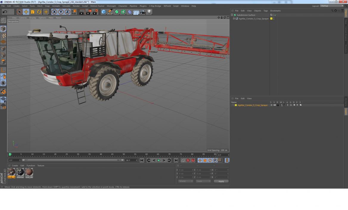 Agrifac Condor 5 Crop Sprayer 3D model