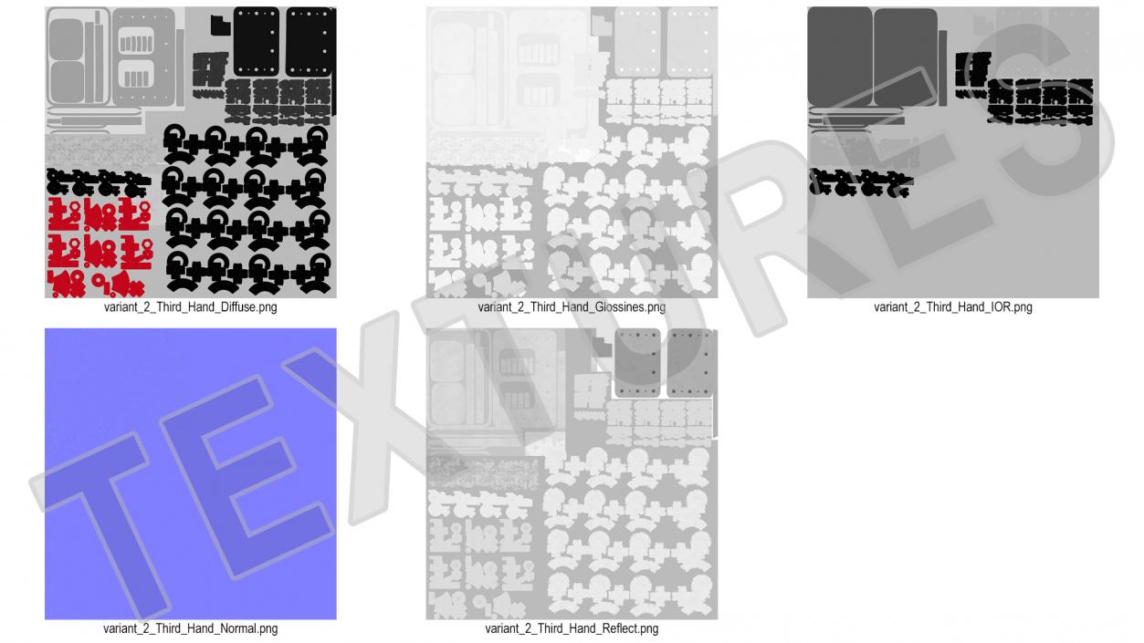 Hobby Creek Modular Hose Third Hand Kit 3D model