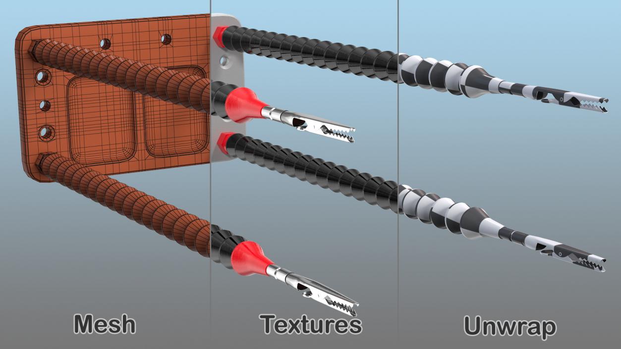 Hobby Creek Modular Hose Third Hand Kit 3D model