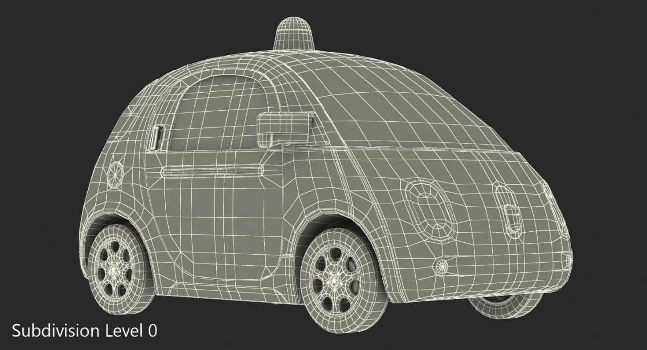 Waymo Self Driving Car 3D