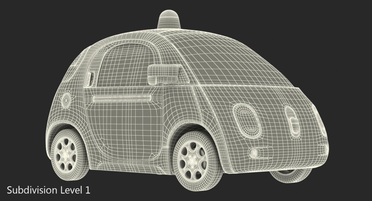 Waymo Self Driving Car 3D