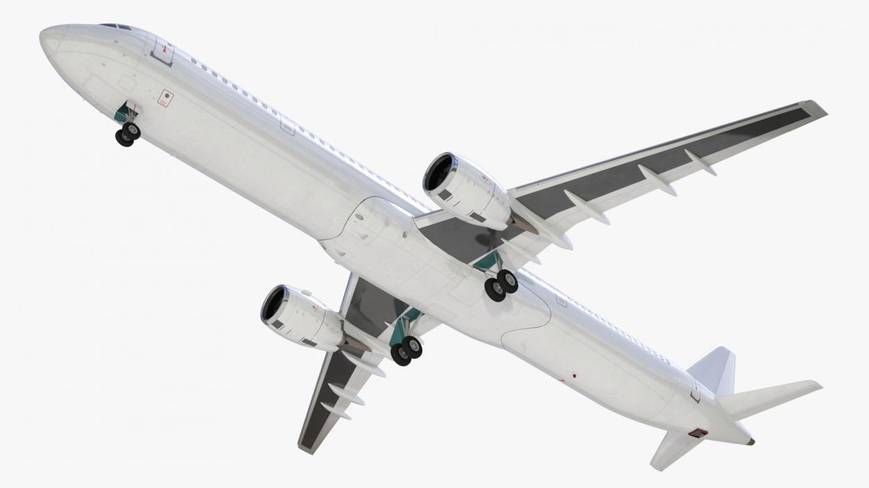 3D Passenger Jetliner model