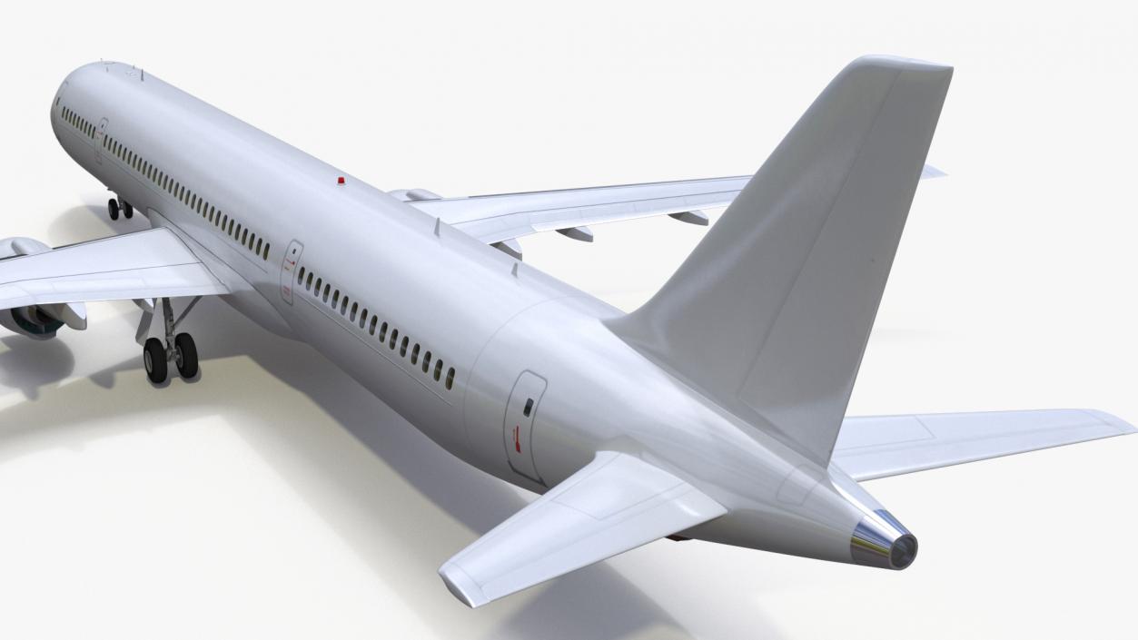 3D Passenger Jetliner model