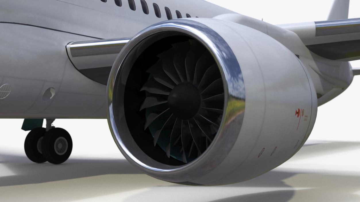 3D Passenger Jetliner model