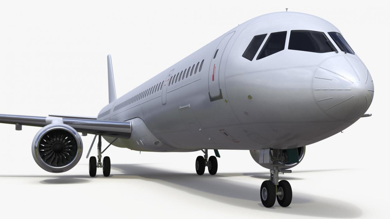 3D Passenger Jetliner model