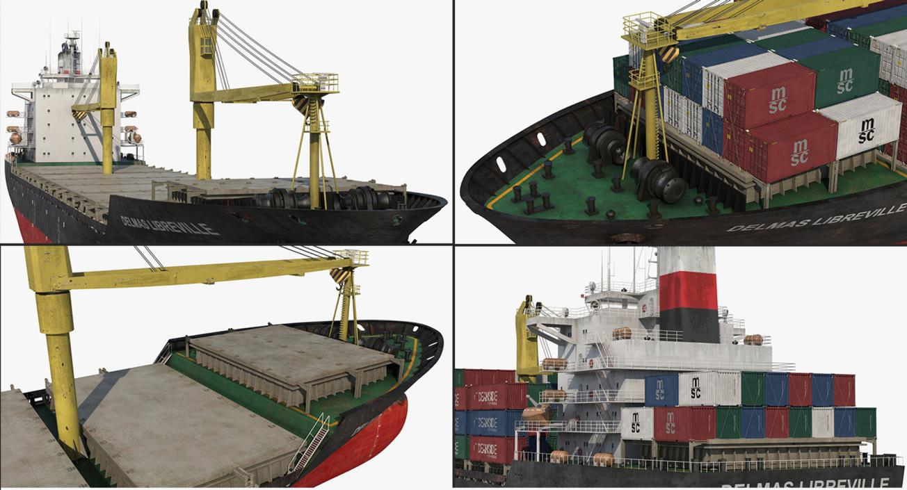 Cargo Ships Collection 5 3D model