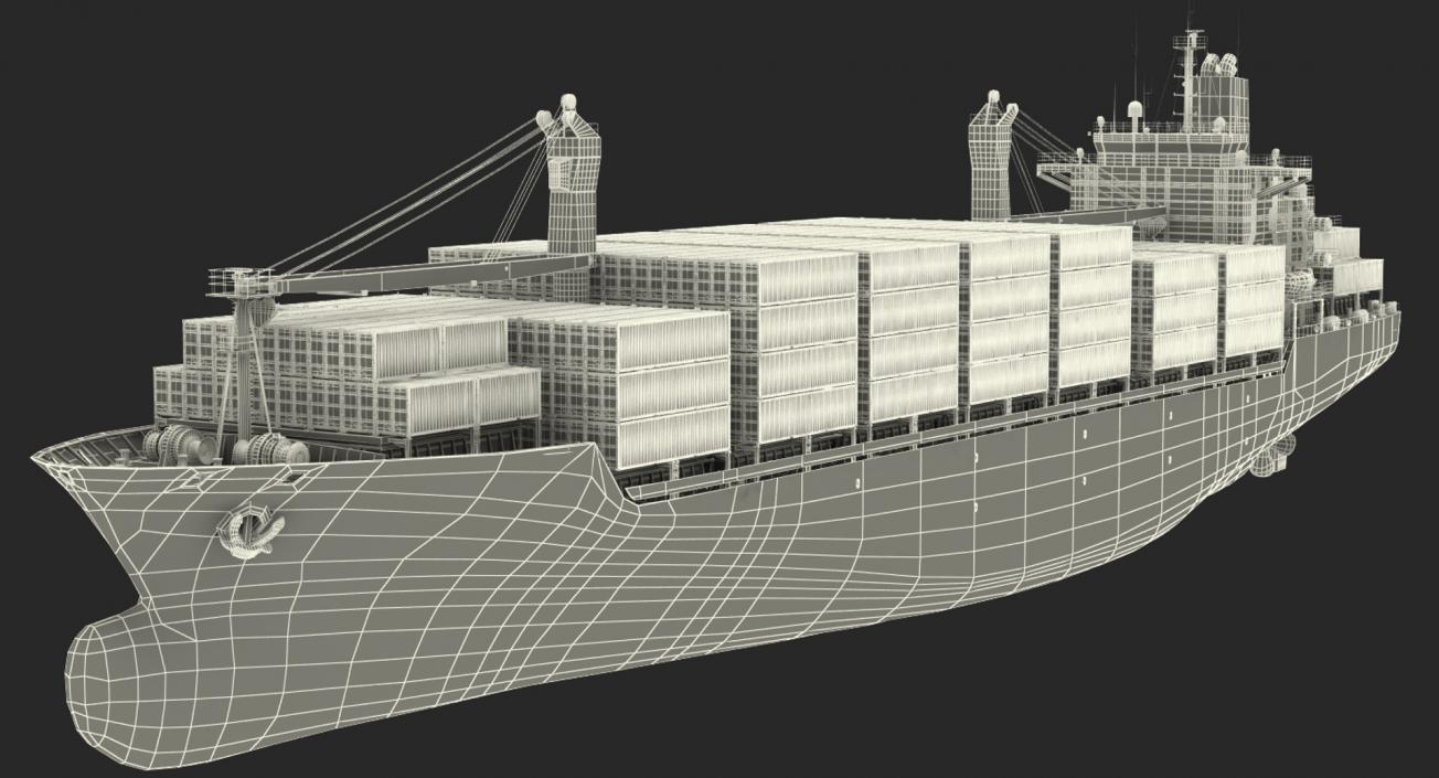 Cargo Ships Collection 5 3D model