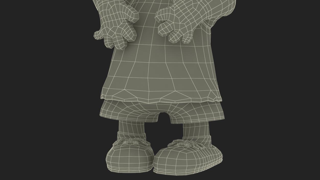 3D Charlie Brown Pain Pose model