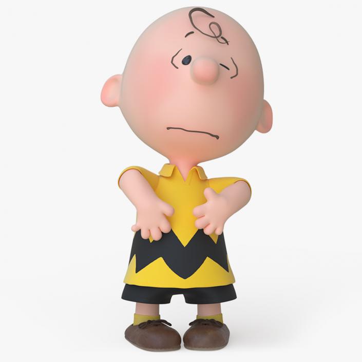 3D Charlie Brown Pain Pose model