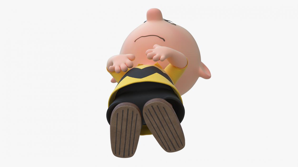 3D Charlie Brown Pain Pose model