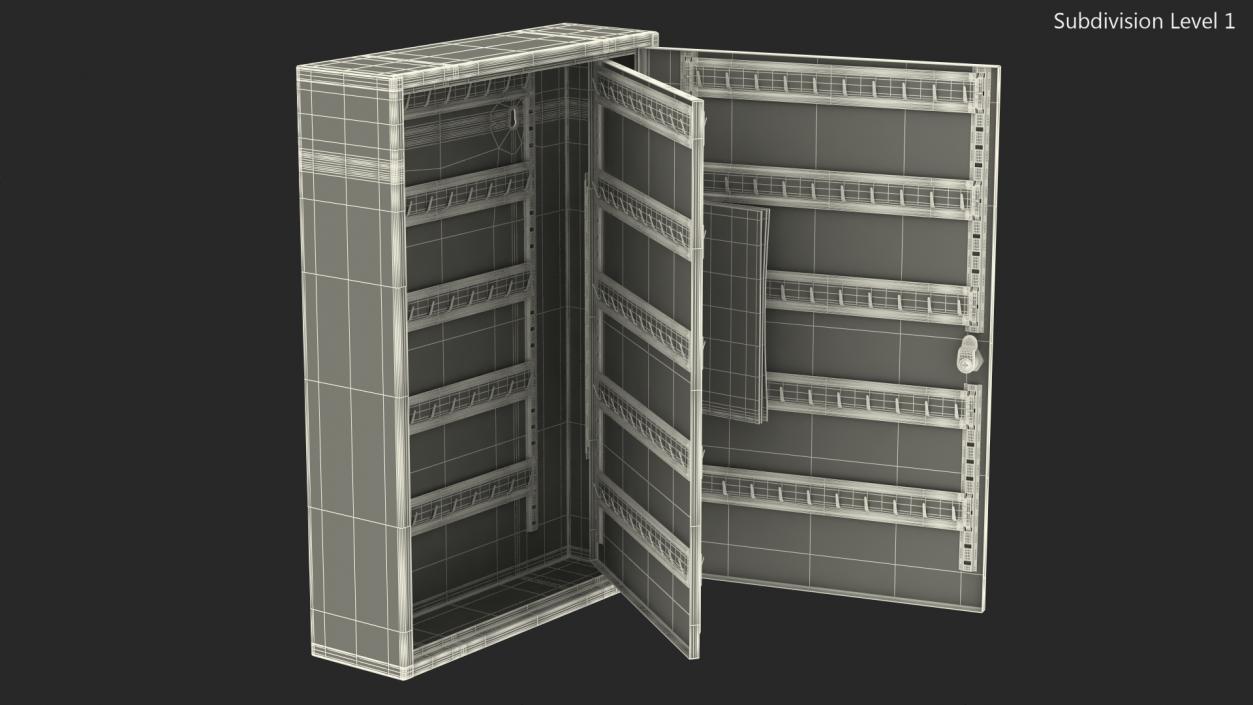 3D model Key Cabinet Lock Box