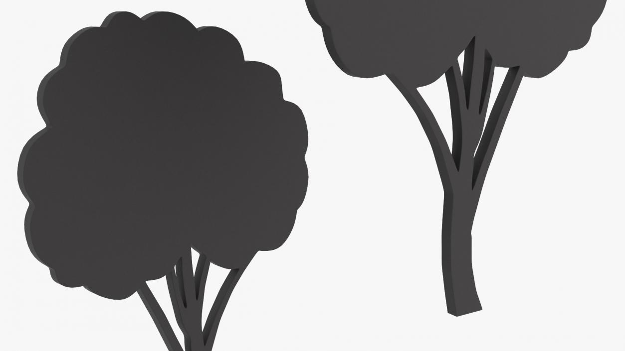 3D model Plant Silhouettes Collection 6