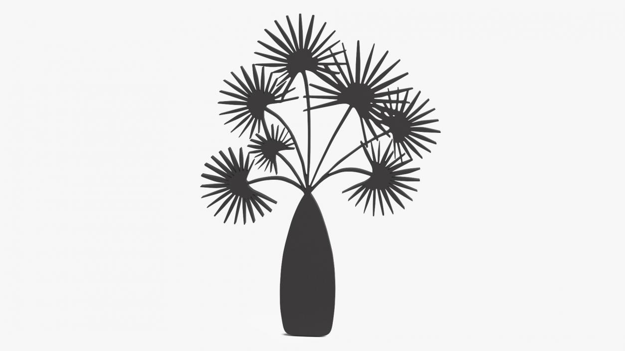 3D model Plant Silhouettes Collection 6