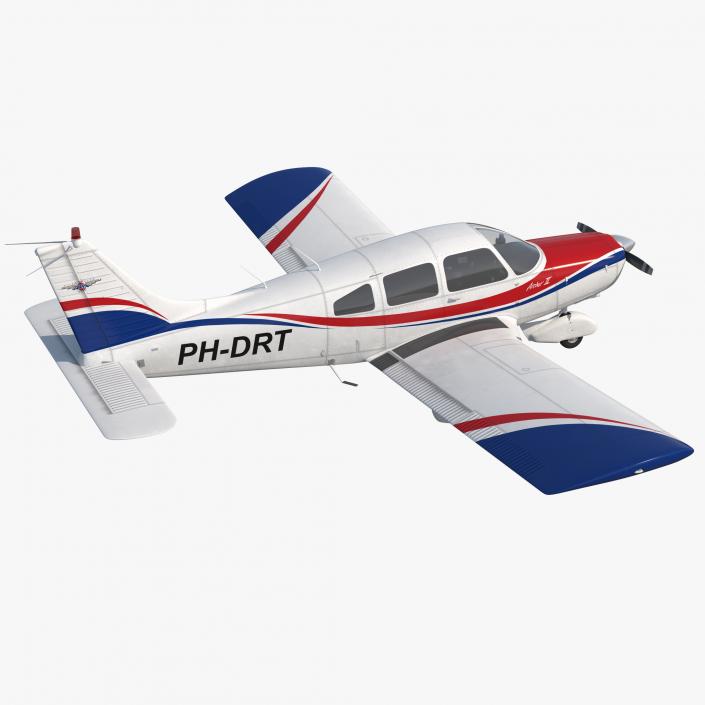 Light Aircraft Piper PA-28-161 Warrior III 3D