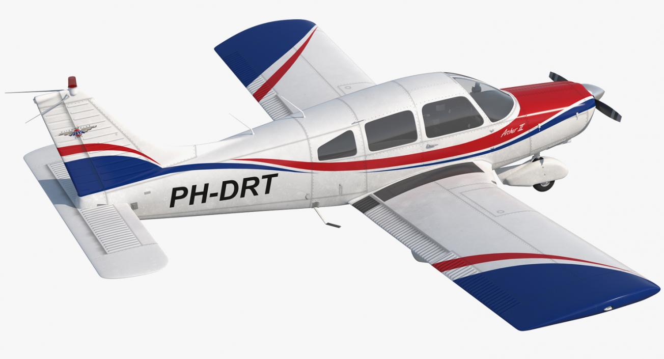 Light Aircraft Piper PA-28-161 Warrior III 3D