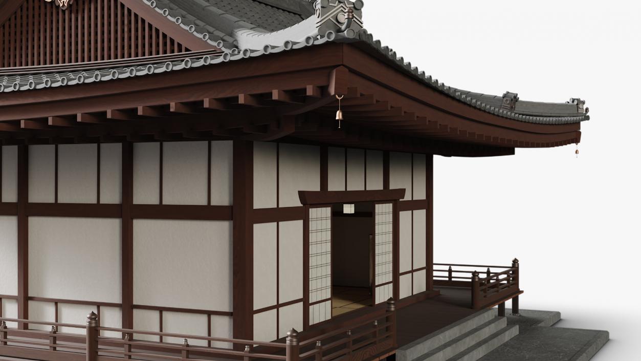 3D model Japan Traditional House 2