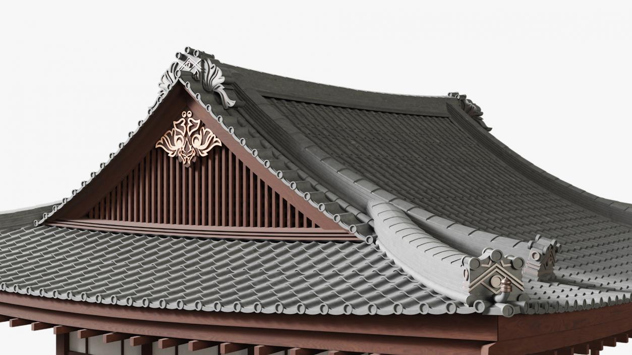 3D model Japan Traditional House 2