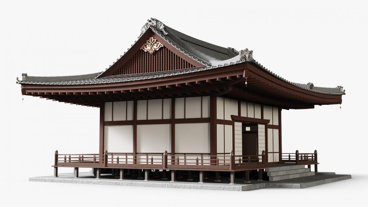 3D model Japan Traditional House 2