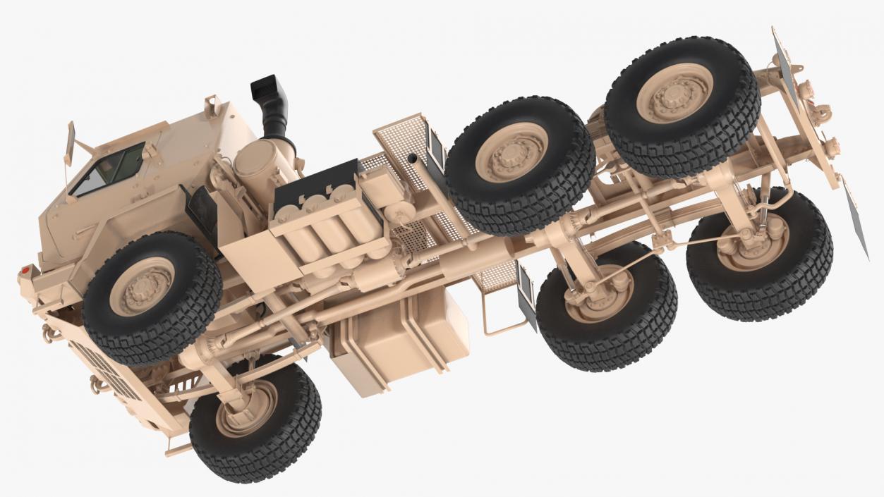 3D Oshkosh FMTV 5 Ton Tractor Rigged model