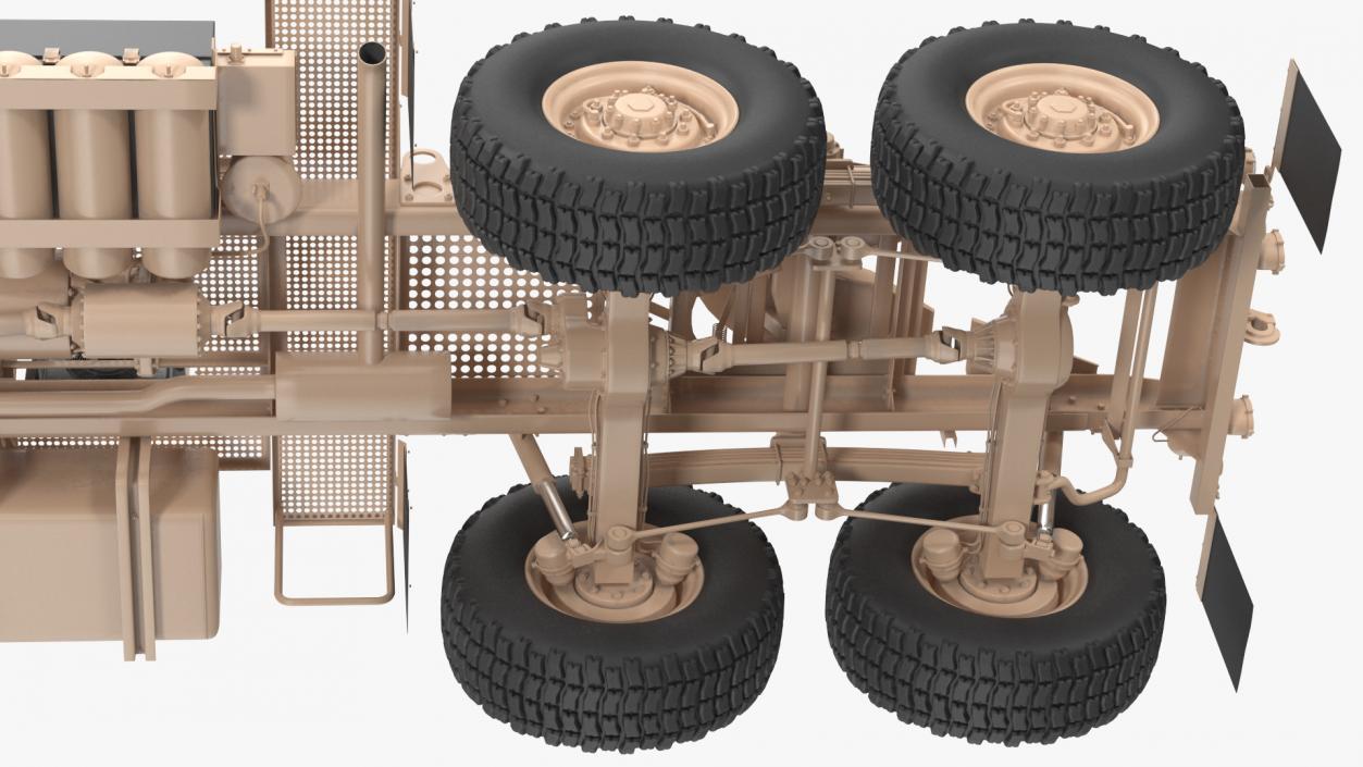 3D Oshkosh FMTV 5 Ton Tractor Rigged model