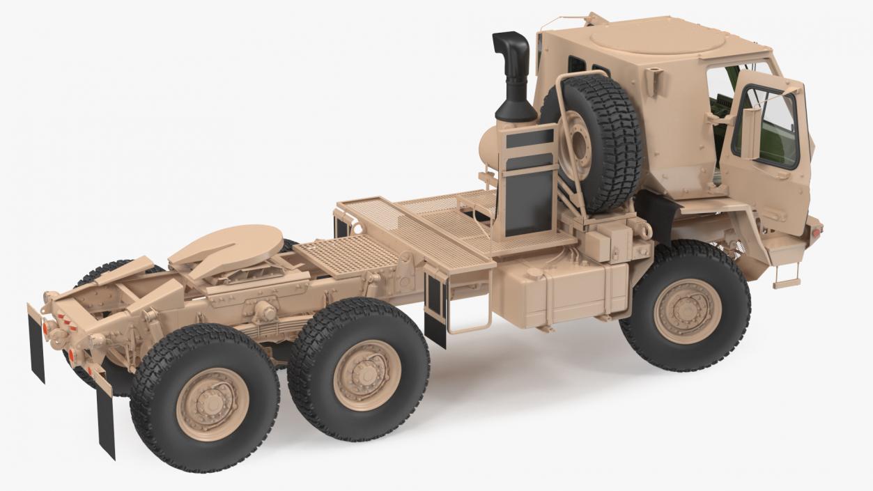 3D Oshkosh FMTV 5 Ton Tractor Rigged model