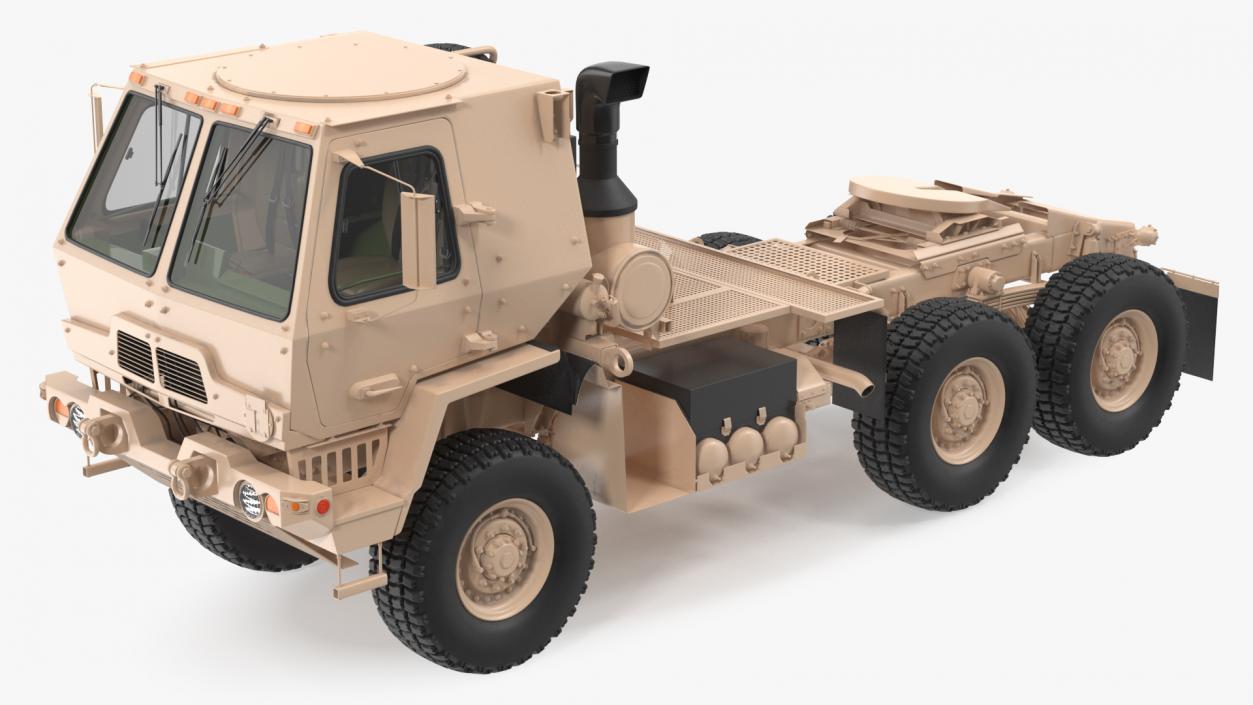 3D Oshkosh FMTV 5 Ton Tractor Rigged model