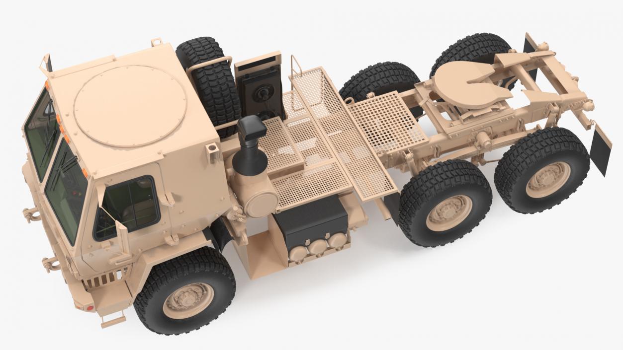 3D Oshkosh FMTV 5 Ton Tractor Rigged model