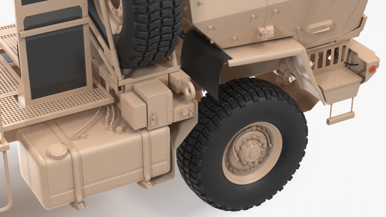 3D Oshkosh FMTV 5 Ton Tractor Rigged model