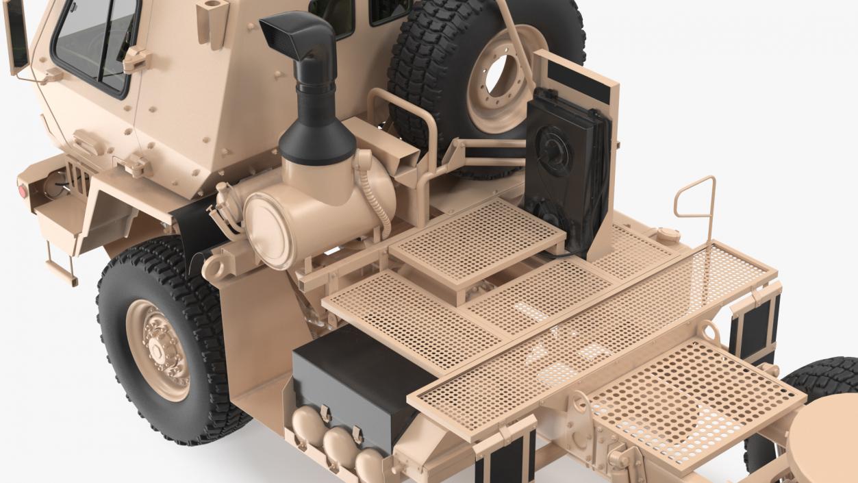 3D Oshkosh FMTV 5 Ton Tractor Rigged model