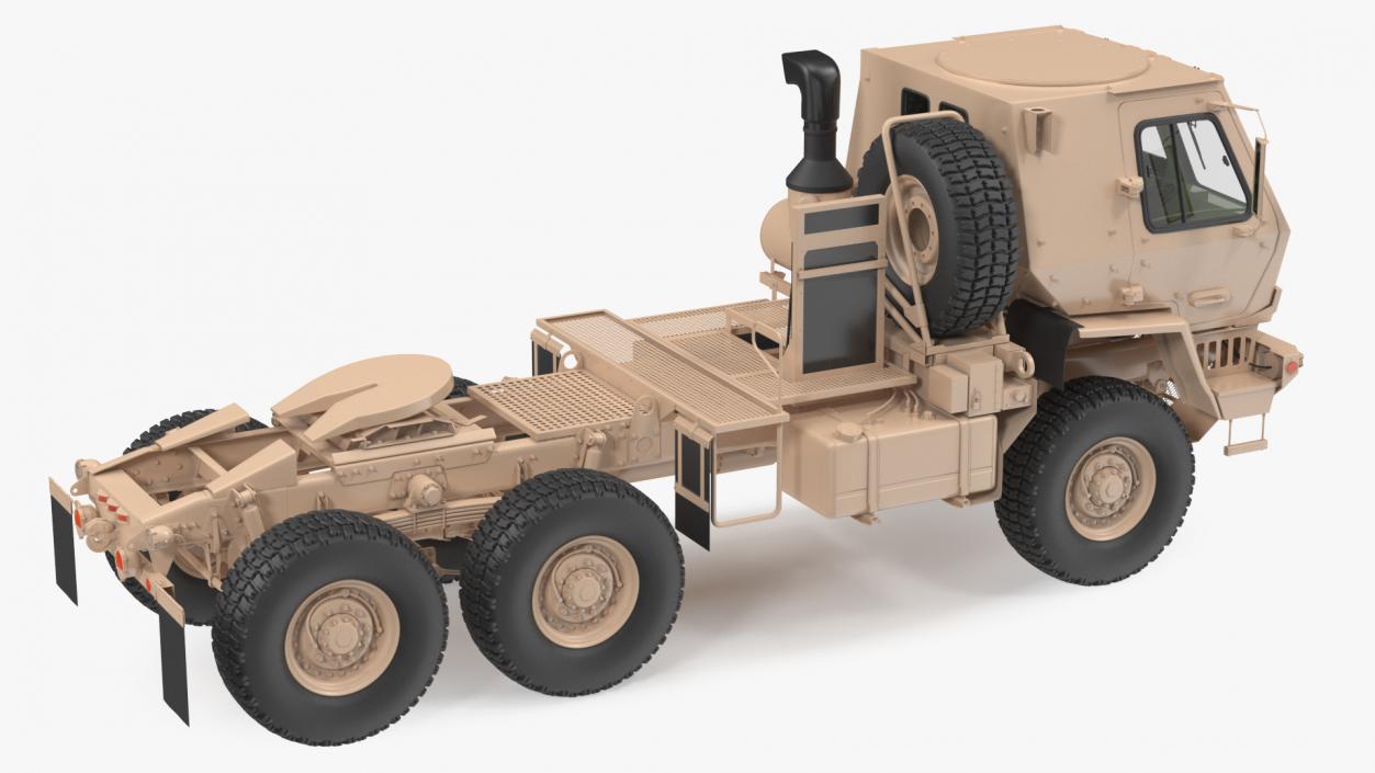 3D Oshkosh FMTV 5 Ton Tractor Rigged model