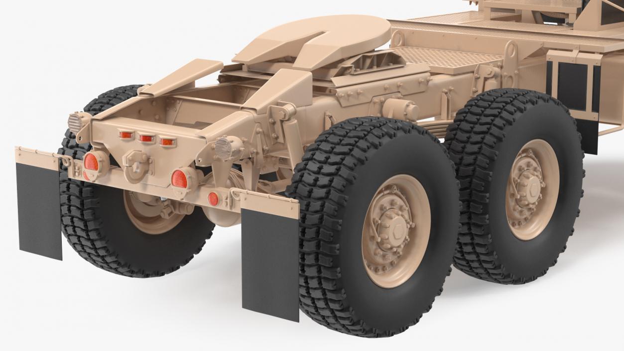 3D Oshkosh FMTV 5 Ton Tractor Rigged model