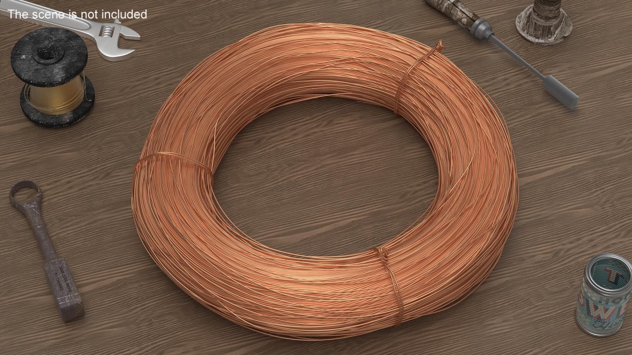 3D Cooper Wire Coil